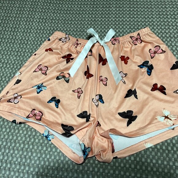 Butterfly Print Cami Top & Bow Front Shorts PJ Set - Picture 4 of 7
